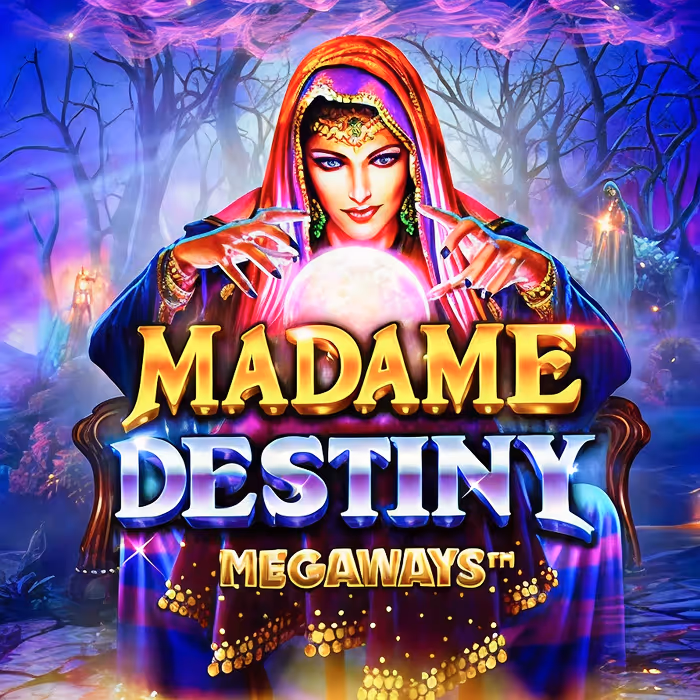 Madame Destiny -kolikkopeli - mystinen ennustus-teemainen peli